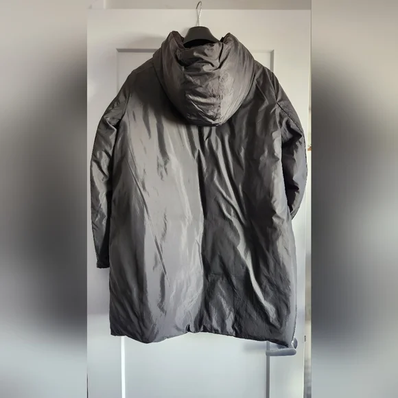 Zara Reversible Hooded Puffer Jacket, Size L - Picture 4 of 13